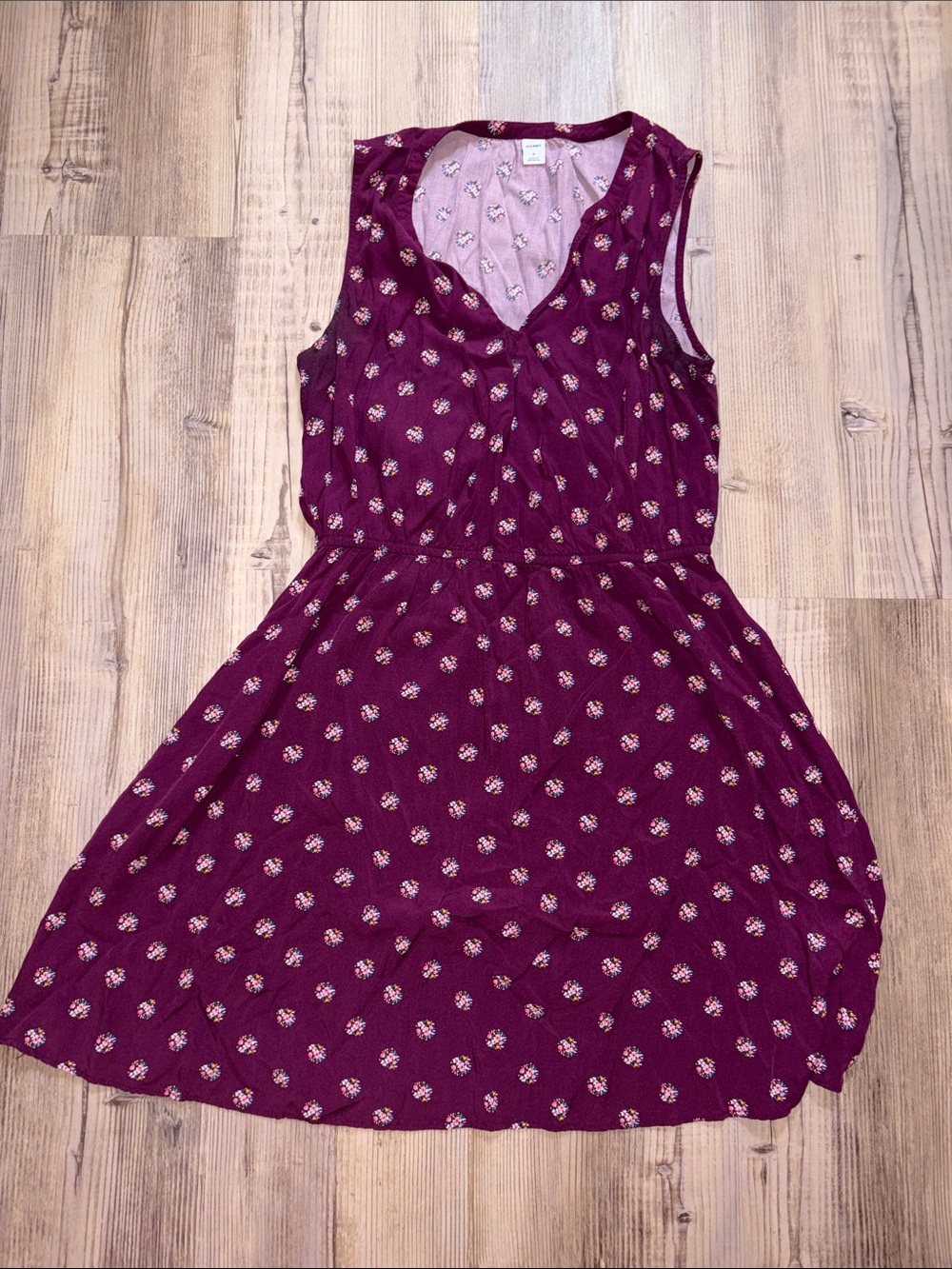 Sleeveless Floral Dress